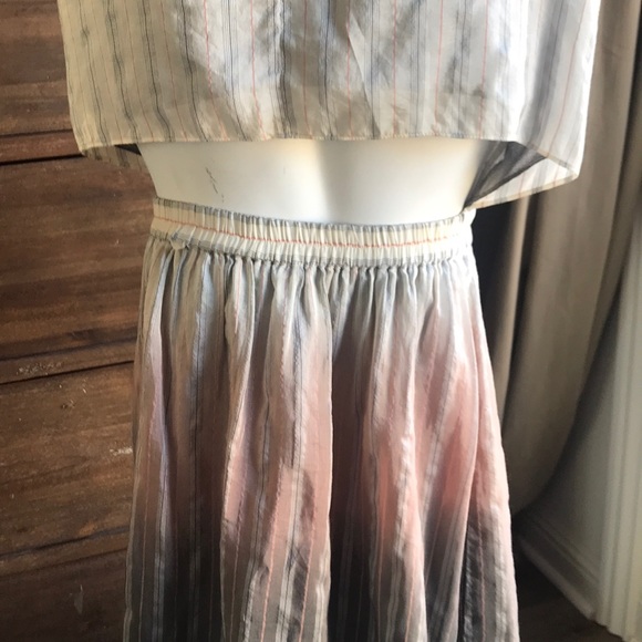 Theyskens’ Theory silk maxi dress. Open mid back - Picture 7 of 8